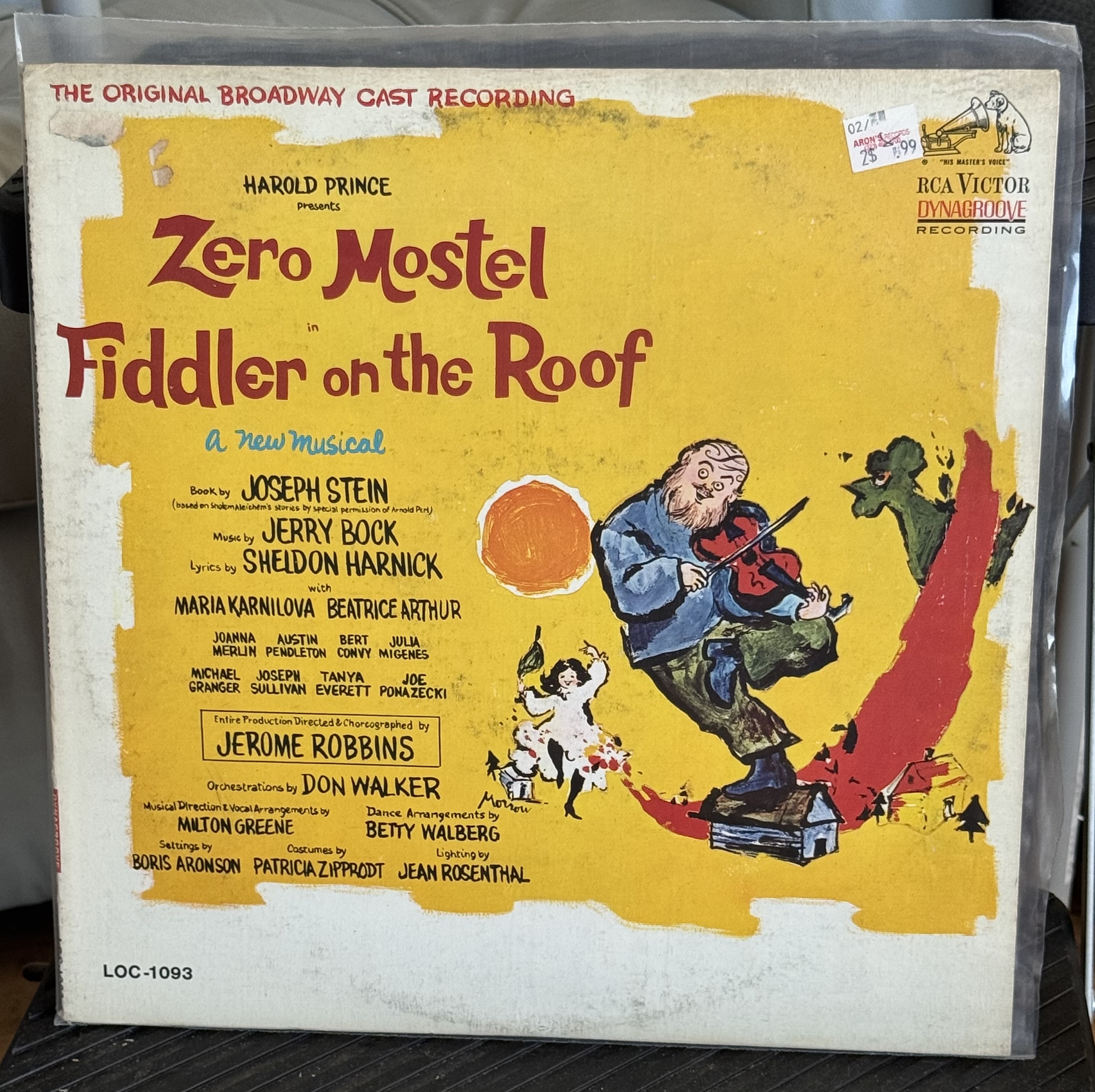 Zero Mostel Fiddler